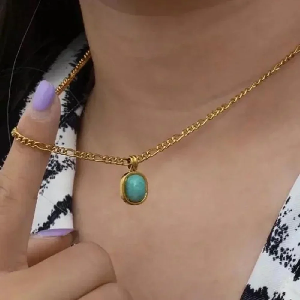 NEW 18K GOLD CHAIN NECKLACE, NICE NECKLACE, CUTE NECKLACE - Picture 1 of 6